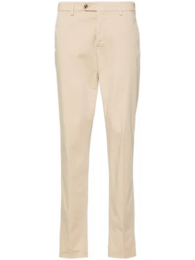 Lardini Paris Slim-leg Chino Trousers In Neutrals
