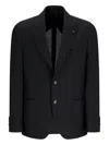 Lardini Cashmere Blend Jacket In Black