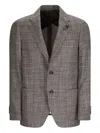 Lardini Patch-pocket Blazer In Gray