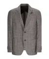 Lardini Patch-pocket Blazer In Gray