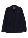 Lardini Patch-pocket Jacket In Blue