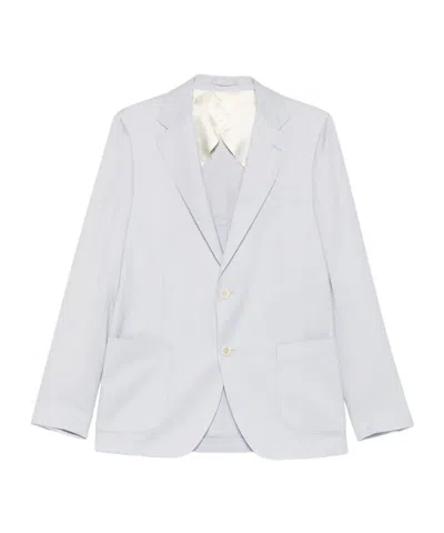 LARDINI PATCH-POCKET JACKET