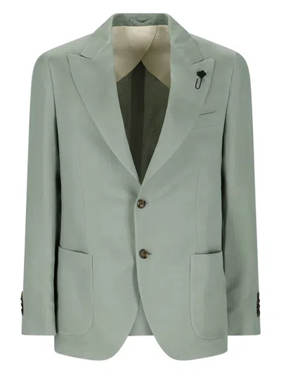 Lardini Patch-pocket Jacket In Green
