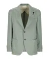 Lardini Patch-pocket Jacket In Green