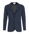 Lardini Patch-pocket Blazer In Blue