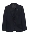 Lardini Patch-pocket Blazer In Blue