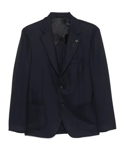 LARDINI LARDINI PATCH-POCKET BLAZER