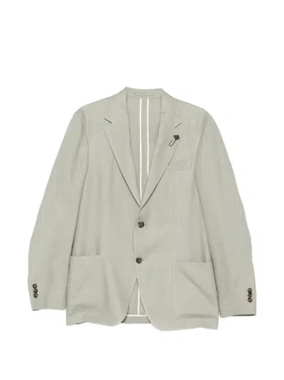 Lardini Jacke Mit Aufgesetzten Taschen In Green
