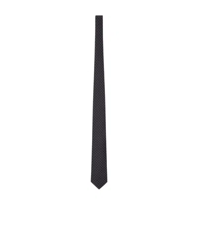 LARDINI PATTERNED SILK TIE