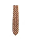 Lardini Patterned Tie In Green