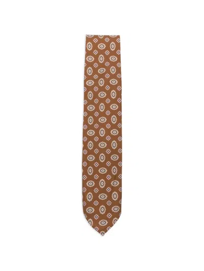 Lardini Patterned Tie In Green