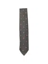 Lardini Patterned Tie In Orange