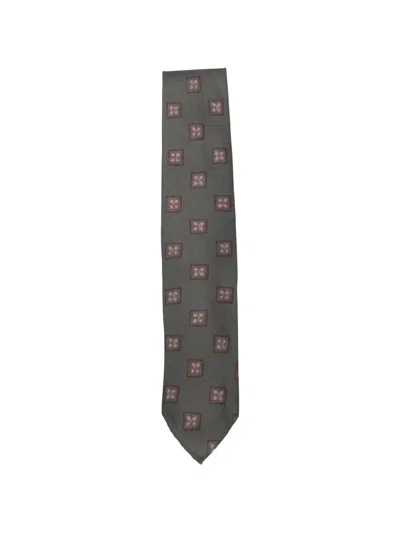 Lardini Patterned Tie In Orange
