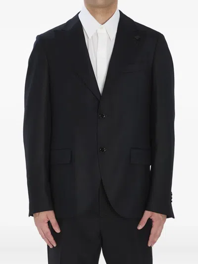 LARDINI PEAK-LAPEL BLAZER