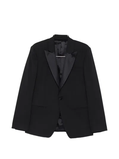 Lardini Peak-lapel Three-piece Suit In Blue