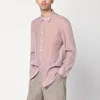 Lardini Pink Shirt In Silk Blend In Pink