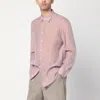 Lardini Pink Shirt In Silk Blend