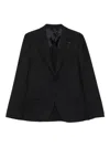 Lardini Pinstripe-pattern Suit In Black