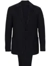 Lardini Navy Blue Woolpinstripe Pattern Suit In 蓝色