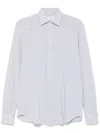 Lardini Piqué Shirt In Grey