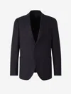 Lardini Plain Wool American In Brown