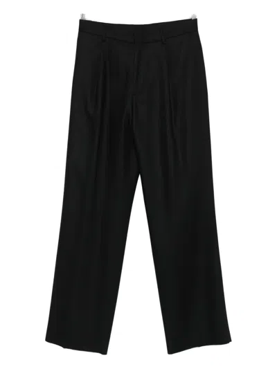 Lardini Pleated-front Trousers In Black