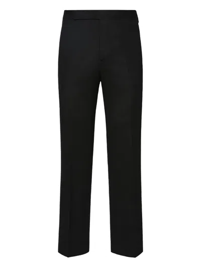 Lardini Pleat-detail Trousers In Black