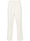 LARDINI PLEAT-DETAIL TROUSERS