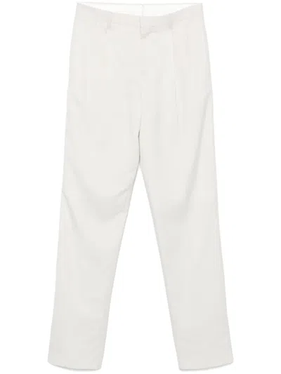 Lardini Hose Mit Bundfalten In Nude