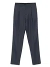 Lardini Pleated Chinos In Blue