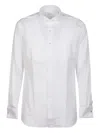 Lardini Pleated-front Shirt In White