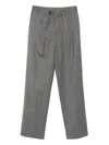 Lardini Pleated-front Trousers In Gray