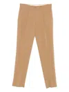Lardini Pleated Pants In Brown