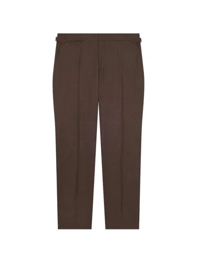 Lardini Pleated Straight-leg Trousers In Multi