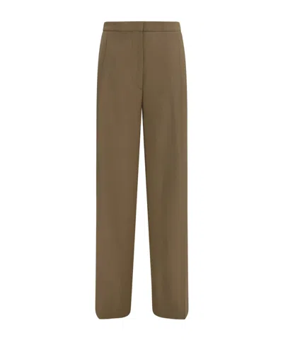 Lardini Pleated Tailored Pants In Brown