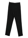 Lardini Pleated Trousers In Black