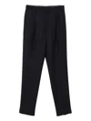 Lardini Pleated Trousers In Blue