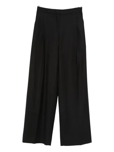 Lardini Pleated Trousers In Brown