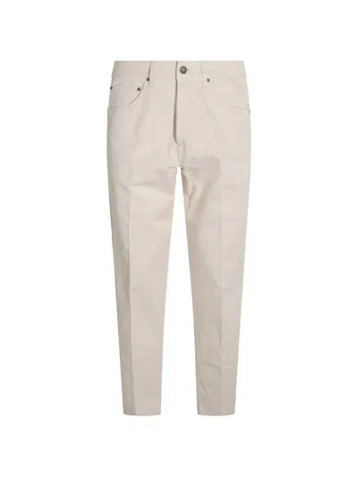 Lardini Pleated Washed-denim Jeans In Neutrals