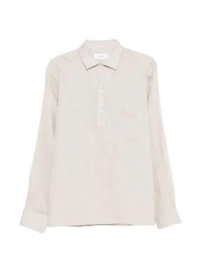 Lardini Pocket Polo Shirt In Neutral