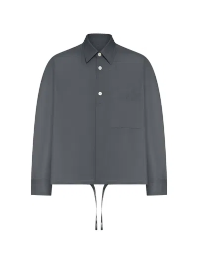 Lardini Pocket Shirt In Blue