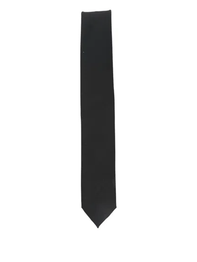 Lardini Pointed-tip Tie In Black