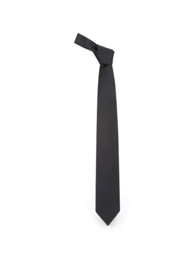 Lardini Pointed-tip Tie In Black