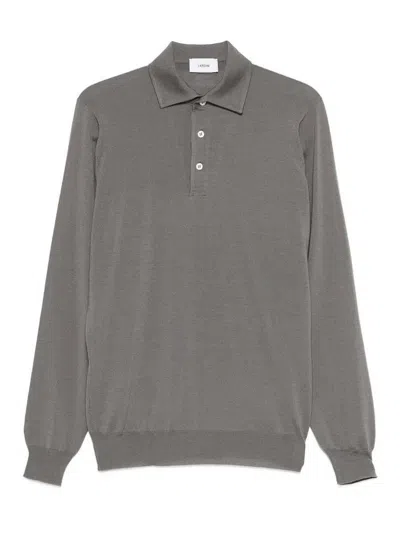 Lardini Men's Polo Shirt In Gray