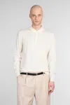 Lardini Polo In Beige Wool In Beige