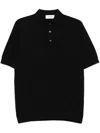 Lardini Gestricktes Poloshirt In Black