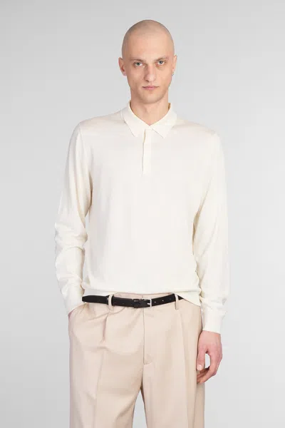 Lardini Polo In Beige Wool