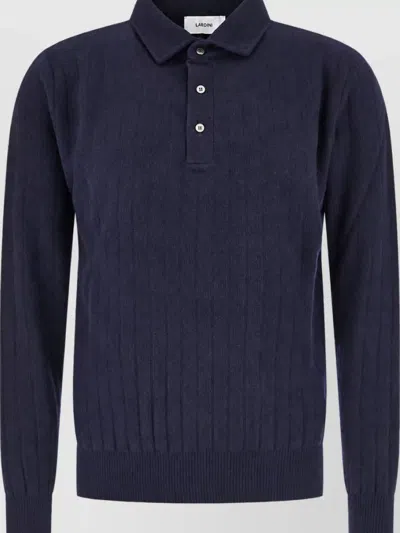 Lardini Polo Jumper In Blue