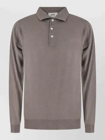 Lardini Polo Jumper In Gray