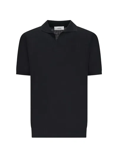 Lardini Polo Shirt In Black